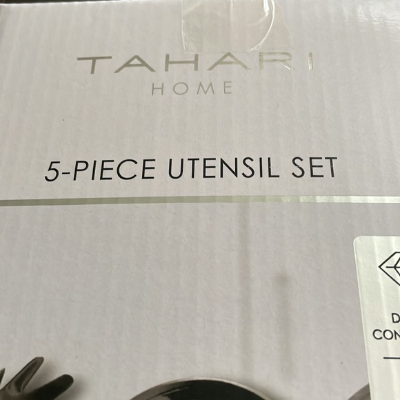 Tahari Home 5-Piece Utensil Set NIB - Picture 3 of 7